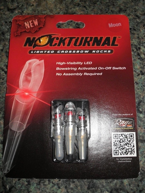 Picture of Rage Outdoors X-Bow Nock 1/2 Moon 3Pk Red