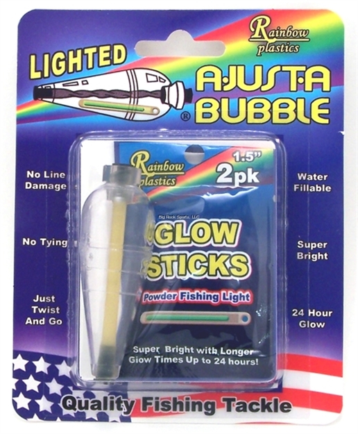 Picture of Rainbow Adjustable 1/4 Clear W/2 Lifesticks