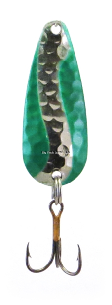 Picture of Rainbow Pog Spoon 1/4Oz Green/Hn Strip