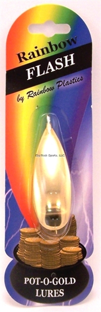Picture of Rainbow Weedless Flash Spoon, 1/2 Oz, Gold