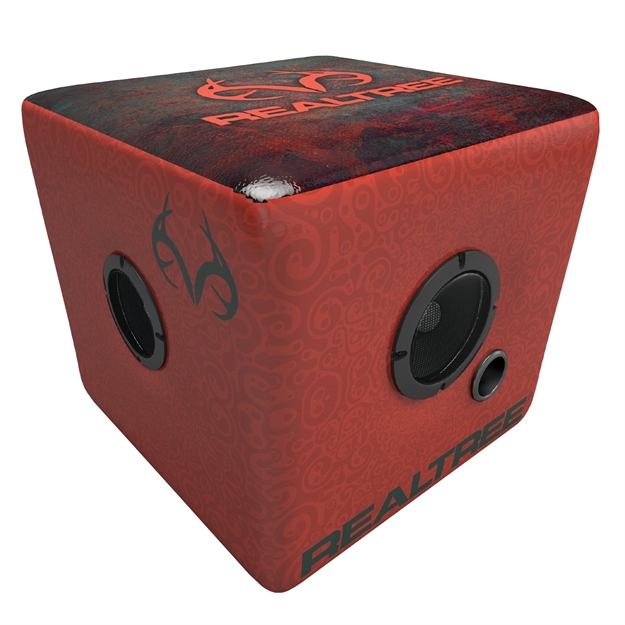 Picture of Rainmaker Realtree Bluetooth Speaker Ottoman-Red
