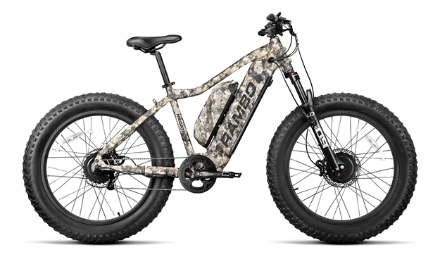 Picture of  Rambo Bikes R1000X2MFFVWC Megatron 2.0 Full Frame TrueTimber Viper Western Camo AWD System w/Dual Chain Pivot Tensioner, Dual Bafang G062/G060 Motor, 28 mph Speed