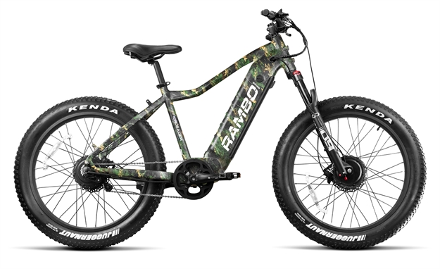 Picture of  Rambo Bikes R500x2kffvwc Krusader 2.0 Full Frame Truetimber Viper Western Camo Awd System W/Dual Chain Pivot Tensioner, Dual Bafang G060 Motor, 20 Mph Speed 816153015484