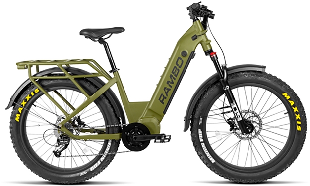 Picture of  Rambo Bikes Reb2.0-Odg Rebel 2.0  OD Green Bafang 1000W Mid Drive Motor UP TO 32Mph Speed 850059854129