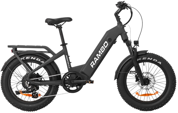 Picture of  Rambo Bikes Roo30bk Rooster 3.0  Matte Black 750W Rambo Hub Motor Motor UP TO 30Mph Speed 850059854020