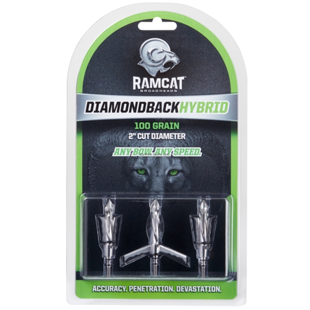 Picture of Ramcat Diamondback Hybrid 100 Grain 3 PK