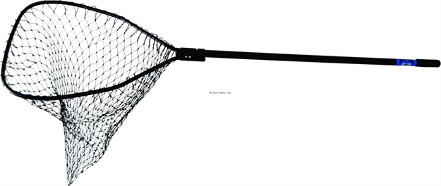 Picture of Ranger Deluxe Landing Net Fiberglass Handle Salmon Steelhead Muskie Striper 48" Handle 25X25 Black