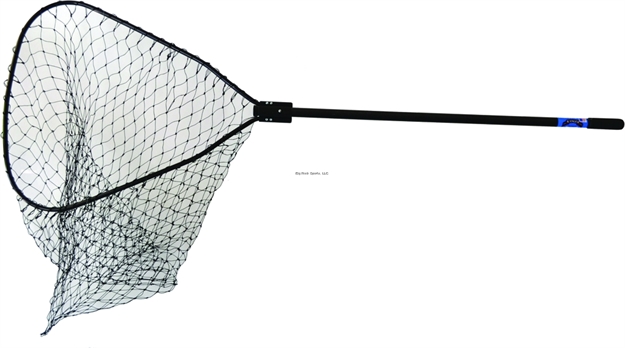 Picture of Ranger Deluxe Landing Net Fiberglass Handle Salmon Steelhead Muskie Striper 48" Handle 28X30 Black