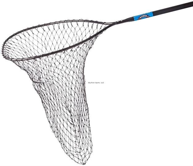 Picture of Ranger Economy Landing Net, All Black, 36" Handle, 20"X 24" Hoop, 36" Deep Poly Net