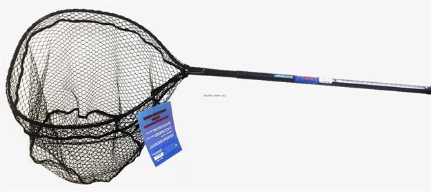 Picture of Ranger Economy Net, Telescopic Black Octagon Handle, Black Hoop, Flat Bottom Net