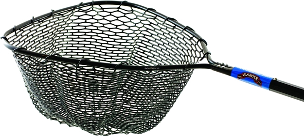 Picture of Ranger Landing Net Rubber Netting Tangless 45-65" Handle 22X20 Pear Hoop SZ