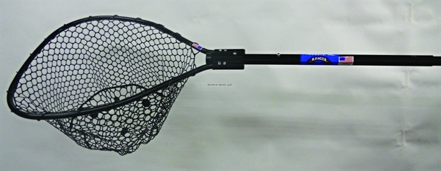 Picture of Ranger Landing Net With Telescopic 29"-45" Handle 20"X20" Hoop Size 18" Deep Rubber Netting