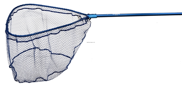 Picture of Ranger Telsecopic Blue Net 54"-84" Handle, 28"-30" Hoop Size, 24" Net Depth, Rubber Coated Hook Free Treated
