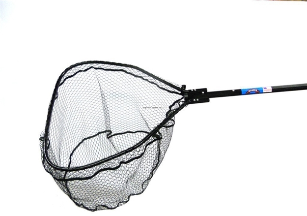 Picture of Ranger Tournament Landing Net, Telescopic 54"-84" Octagon Handle, 20"X 20" Hoop, 18" Deep Flat Bottom Net