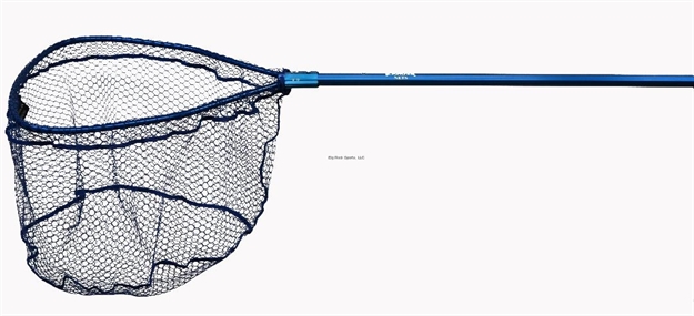 Picture of Ranger Tournament Series Blue Net 54"-84" Handle Length, 28"X30" Hoop Size, 24" Net Depth Rubber Coated Nylon