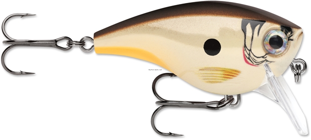Picture of Rapala BX Big Brat, Crankbait, Hard Flash, Square Bill, 2-3/4", 3/4 Oz, 6 Ft, #3 Hooks, Sleeper