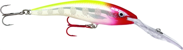 Picture of Rapala Deep Tail Dancer Crankbait, 3 1/2", 7/16 Oz, Clown Flash, Floating