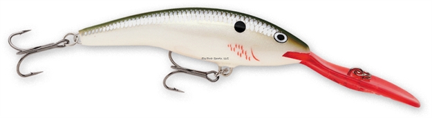 Picture of Rapala Deep Tail Dancer Crankbait, 4 3/8", 3/4 Oz, Bleeding Pearl, Floating