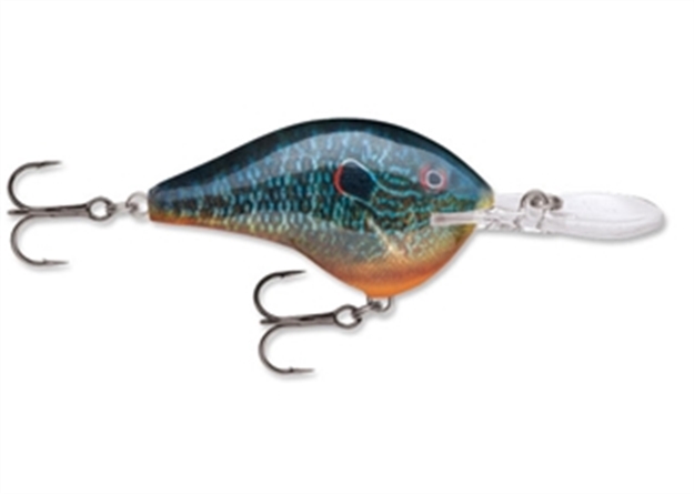 Picture of Rapala Dives-To 10 Crankbait, 2 1/4", 3/5 Oz, Live River Shad, Floating DT10RSL 022677259697