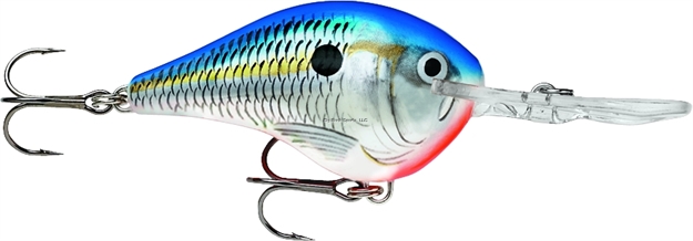 Picture of Rapala Dives-To 06 Crankbait, 2", 3/8 Oz, Blue Shad, Floating