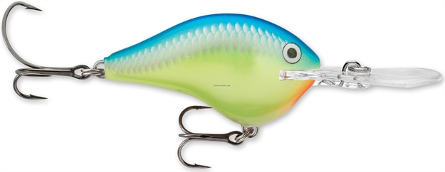 Picture of Rapala Dives-To 06 Crankbait, 2", 3/8 Oz, Caribbean Shad, Floating
