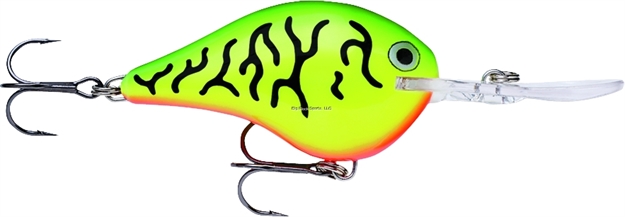 Picture of Rapala Dives-To 06 Crankbait, 2", 3/8 Oz, Firetiger, Floating