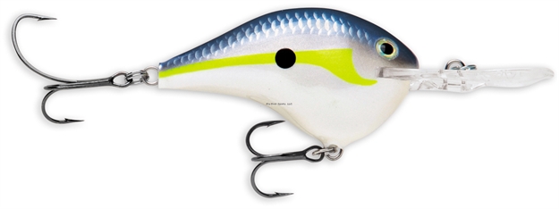 Picture of Rapala Dives-To 06 Crankbait, 2", 3/8 Oz, Helsinki Shad, Floating