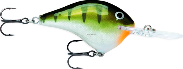 Picture of Rapala Dives-To 06 Crankbait, 2", 3/8 Oz, Yellow Perch, Floating