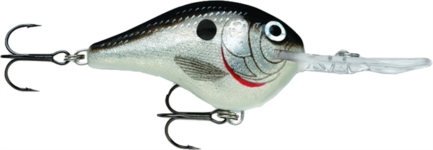 Picture of Rapala Dives-To 10 Crankbait, 2 1/4", 3/5 Oz, Silver, Floating
