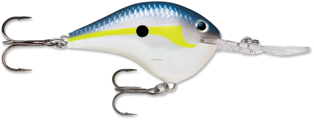 Picture of Rapala Dives-To 16 Crankbait, 2-3/4", 3/4 Oz, Helsinki Shad, Floating
