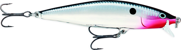 Picture of Rapala Flat Rap Lure, 3 1/8", 1/4 Oz, Chrome, Floating
