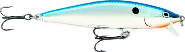 Picture of Rapala Flat Rap Lure, 3 1/8" 1/4 Oz, Silver Blue, Floating