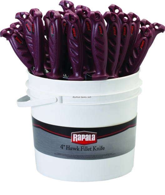 Picture of Rapala Hawk Fillet Knife 4" Stainless Blade, Bulk 36Pc