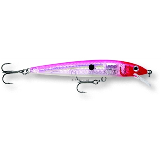 Picture of Rapala Husky Jerk, 4 3/4", 7/16 Oz, Glass Pink Clown, Suspending