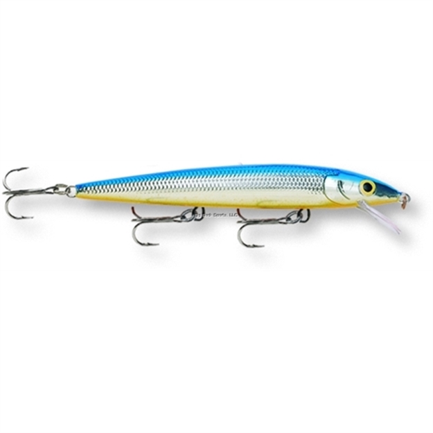 Picture of Rapala Husky Jerk, 4 3/4", 7/16 Oz, Silver Blue, Suspending