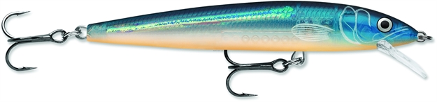 Picture of Rapala Husky Jerk, 4", 3/8 Oz, Blue Ghost, Suspending