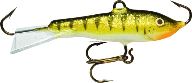 Picture of Rapala Jigging Rap Vertical Jigging Lure 1-1/2" 3/16 OZ Glow Yellow Perch