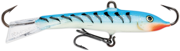 Picture of Rapala Jigging Rap Vertical Jigging Lure 2" 5/16 OZ Glow Blue Tiger
