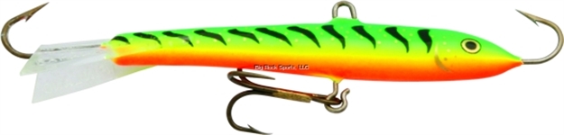 Picture of Rapala Jigging Rap Vertical Jigging Lure 2" 5/16 OZ Glow Green Tiger