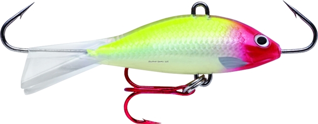 Picture of Rapala Jigging Shad Rap 1-1/2" 3/16 OZ Glow Clown