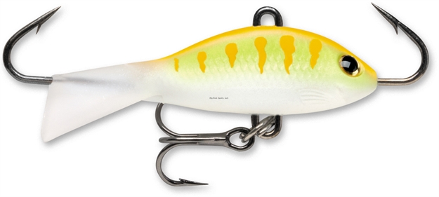 Picture of Rapala Jigging Shad Rap 1-1/2" 3/16 OZ Orange Tiger UV