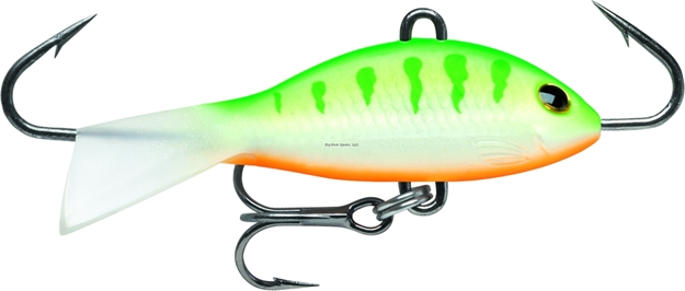 Picture of Rapala Jigging Shad Rap 1" 1/8 OZ Green Tiger UV