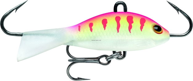 Picture of Rapala Jigging Shad Rap 1" 1/8 OZ Pink Tiger UV