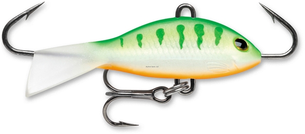 Picture of Rapala Jigging Shad Rap 2" 5/16 OZ Green Tiger UV