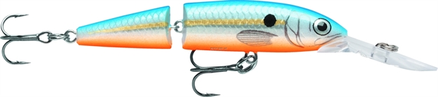 Picture of Rapala Jointed Deep Husky Jerk, 3 1/8", 3/16 Oz, Blue Shad, Suspending