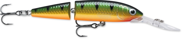 Picture of Rapala Jointed Deep Husky Jerk, 3 1/8", 3/16 Oz, Perch, Suspending
