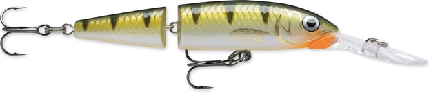 Picture of Rapala Jointed Deep Husky Jerk, 3 1/8", 3/16 Oz, Yellow Perch, Suspending