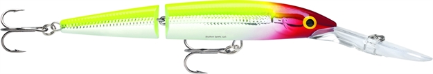Picture of Rapala Jointed Deep Husky Jerk, 4 3/4", 1/2 Oz, Clown, Suspending