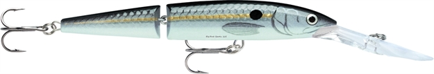 Picture of Rapala Jointed Deep Husky Jerk, 4 3/4", 1/2 Oz, Silver Shad, Suspending