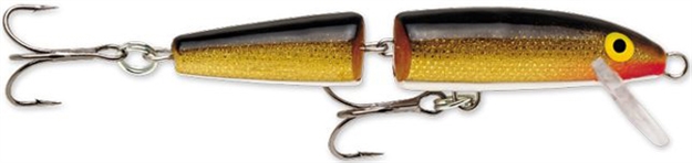 Picture of Rapala Jointed Minnow, 3 1/2", 1/4 Oz, Gold, Floating